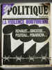 POLITIQUE HEBDO N°20 MARS 1972 30 Pages  LA VIOLENCE QUOTIDIENNE - Política