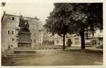 CPA (07)    ANNONAY    Statue Des Freres Montgolfier Et Place De L Hotel De Ville - Annonay