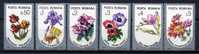 Roumanie **  N° 3677 à 3682 - Fleurs Diverses - Used Stamps