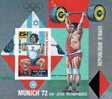 Eröffnung Sommer-Olympiade 1972 München Haiti Block 50 ** 16€ Imperforiert M/s Gewichtheben D.Berger Israel Bloc America - Pesistica