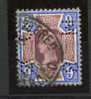 Großbritannien Mi. N° 95 1887, 50. Regierungsjubiläum Der Königin Victoria, 9 P Blau/violett Mit Perfins M S Und ?? - Used Stamps