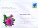 ENTIER POSTAL / STATIONERY UKRAINE ROSE - Rose