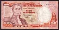 BILLET - COLOMBIE  - 100 Pesos Oro Du 12 10 1986 - Pick 426b - Colombie