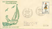 Málaga, Expo. Phila. 1971 Obliteration, Recommande Espagne - Maschinenstempel (EMA)