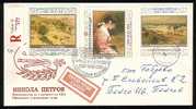 BULGARIA / BULGARIE - 1982 - Pentre Nicola Petrov - Tableaux - P.covert - Travel - Cartas & Documentos