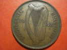 2674 IRELAND EIRE IRLANDA  1/2 PENNY  GALLINA POULE ANIMAL      AÑO / YEAR  1933  VF- - Irlande