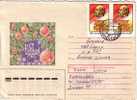 Postal Stationery –  Happy New Year   USSR   To Bulgaria - Neujahr