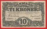 BILLET - DANEMARK - 10 Kroner  De 1945  Lettre C - Pick 37c - Dänemark