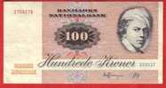 BILLET - DANEMARK - 100 Kroner  De 1972 - Pick 51a - Dänemark