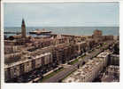 CPSM De Le Havre (Seine Maritime 76): L'Avenue Foch Et L'entrée Du Port. (Entrée Au Port Du Paquebot "France") - Cap De La Hève