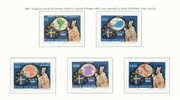 VATICANO 1989  VIAGGI DI S.S. G.P. II NEL MONDO. IV SERIE COMPLETA  MNH** - Ungebraucht