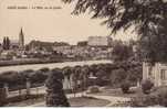 72 SABLE SUR SARTHE La Ville Vue Du Jardin - Sable Sur Sarthe