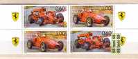 2008  Phil. Exhibition Plovdiv F1 - FERRARI Racing Car  2v.-MNH X 2 Set Bulgaria /Bulgarie - Auto's