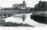 Pont-l'évêque - Vue Sur L'église Prise Des Bords De La Touques - Pont-l'Evèque