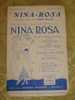 1 Partition Chanson - Nina Rosa -1 - Other & Unclassified