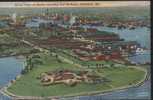Aerial View Of Harbor Showing Fort McHenry - Baltimore, Md. - Baltimore