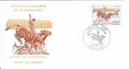 FDC 134 Nlle CALEDONIE - POSTE 433 - RODEO De POUEMBOUT - FDC