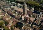 CPSM. VERNEUIL SUR AVRE. VUE AERIENNE DU CENTRE. - Verneuil-sur-Avre