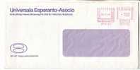 GOOD NETHERLANDS ESPERANTO Cover 1989 - Postage Paid - Esperánto