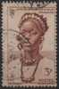 AOF AFRIQUE OCCIDENTALE FRANCAISE Poste  44 (o) Jeune Femme Et Coiffure (sans L'inscription TOGO) - Usados