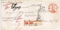 Brs194/ Cassel F (rot) 1872, Dienstsache/Paketbegleitbrief - Cartas & Documentos