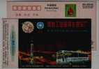 Bus,television Tower,CN 98 Ministry Of Coal Industry Pingxiang Bus-manufacturing Factory Advertising Pre-stamped Card - Bussen