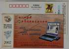 Notebook Computer,China 2002 Anhui Price Information Center Advertising Pre-stamped Card - Informatica