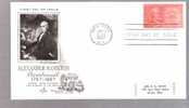 FDC Alexander Hamilton Bicentennial 1957 - Scott # 1086 - 1951-1960