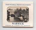 UNITED KINGDOM ANGLETERRE ENGLAND WARWICK ENVELOPPE CARNET DE 12 PETITES PHOTOS - Warwick