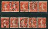 ● FRANCIA  -  III  Rep. - 1907  -  N.  138  Usati  -  Lotto  199 - Gebraucht