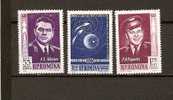Timbre(s) Neuf(s) De Roumanie, 1er Vol Spatial Groupé, Vostok 3, A G Nikolaïev, Popovitch, Poste Aérienne - Unused Stamps