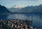 Montreux. Suisse. Vue Générale Et Les Dents Du Midi. - Mon