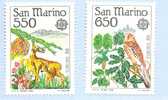 San Marino - Europa 86: Protezione Della Natura. - Ongebruikt