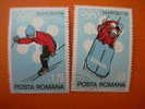 POSTA ROMANA 4 Timbres JO SAPPORO 1972 - Inverno1972: Sapporo