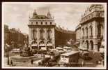 CPSM  Animée Piccadilly Circus, Eros Statue LONDON Voitures Cars - Piccadilly Circus