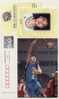 China 2003 Xinjiang Feihu(flying Tigers) Basketball Team Pre-stamped Card,basketball Star Xu Guochong Hook Shot - Baloncesto