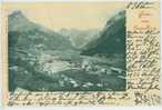 Schweiz/Suisse: Gruss Aus Engelberg, 1900, 2 Scans, - Engelberg