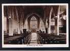 Early Real Photo Postcard S.S. Peter & Paul Church Interior Olney Near Milton Keynes Buckinghamshire - Ref 226 - Buckinghamshire