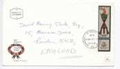 Israel FDC 24-4-1968 Sent To England - FDC