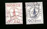 Norway - Scott # 380-381 - Society Seal 1960 - Gebraucht