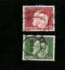 Norway - Scott # 401-402 Frederic Passy - Henri Dunant - Gebraucht