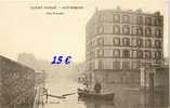CP 92  CLICHY  Rue Fournier   ( Crue 1910) - Clichy