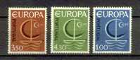 EUROPA PORTUGAL N° 993 à 995 ** - 1966
