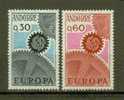 EUROPA ANDORRE N° 179 & 180 ** - 1967