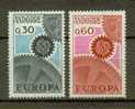 EUROPA ANDORRE N° 179 & 180 ** - 1967