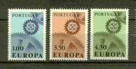 EUROPA PORTUGAL N° 1007 à 1009 ** - 1967