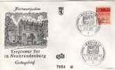 Treptower Tor Neubrandenburg 1967 Berlin 278+FDC 11€ Große Bauwerke 12 Jahrhundert Art Architectur Cover Of Germany - Cartas & Documentos