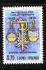 Finland 1975 State Economy Comptroller Office Balance Of Justice Sword Of Legality MNH - Nuevos