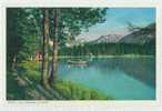 Schweiz/Suisse: Farb-AK Arosa (Am Untersee In Arosa, Mit Boot), 1933, 2 Scans - Arosa