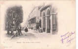 Cpa De BLIDA  - Rue Lamy Et Place D'Armes Vers 1900 - Blida